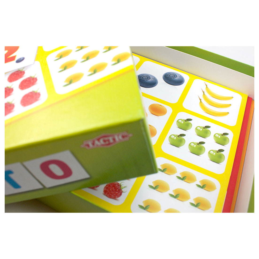Taktiklotto-Fruchtzahlen - Kartenspiel - Suchen Finden - Familienspiel - 2-4 Spieler - ab 3 Jahren