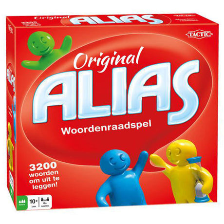 Taktik-Alias – Brettspiel – Gesellschaftsspiel – Wortspiel – Familienspiel – ab 10 Jahren – mehr als 8 Millionen Mal weltweit verkauft