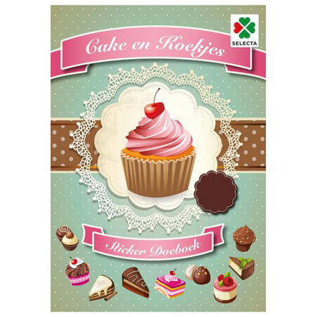 Selecta-Aktivitätsbuch mit Kuchen- und Keksaufklebern