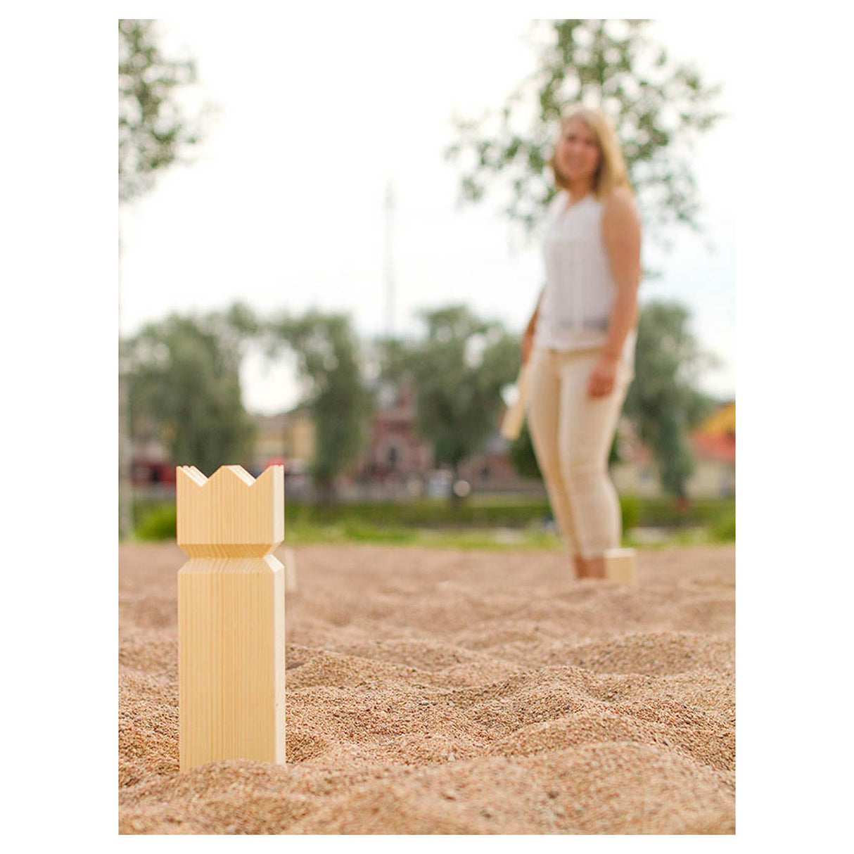 Kubb-Spiel – im Karton