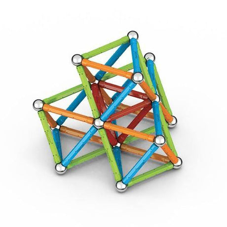 Geomag Super Color Recycling – magnetisches Konstruktionsspielzeug mit Paneelen – 93 Teile – ab 3 Jahren