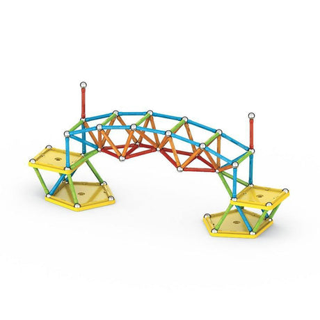 Geomag Super Color Recycling – magnetisches Konstruktionsspielzeug mit Paneelen – 142 Teile – ab 3 Jahren