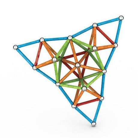 Geomag Super Color Recycling – magnetisches Konstruktionsspielzeug mit Paneelen – 142 Teile – ab 3 Jahren