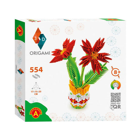 Alexander Toys Origami 3D - Blumenvase, 554-tlg.