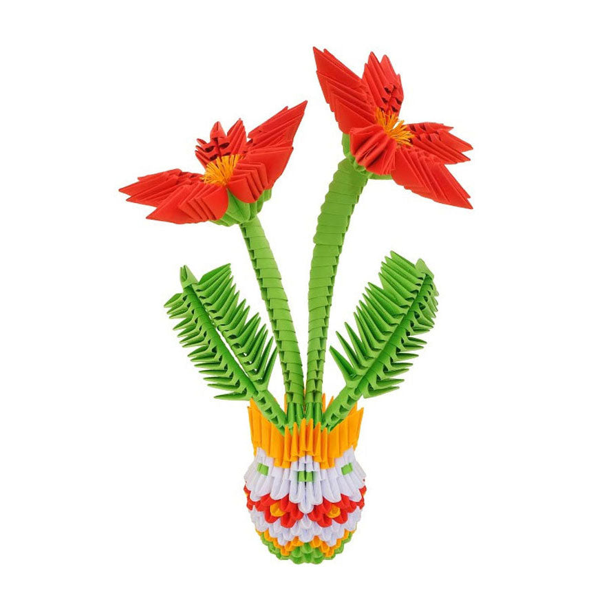 Selecta Origami 3D - Blumenvase, 554dlg.