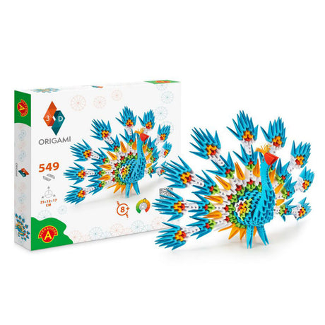 Alexander Toys Origami 3D - Pfau, 549 Stück.