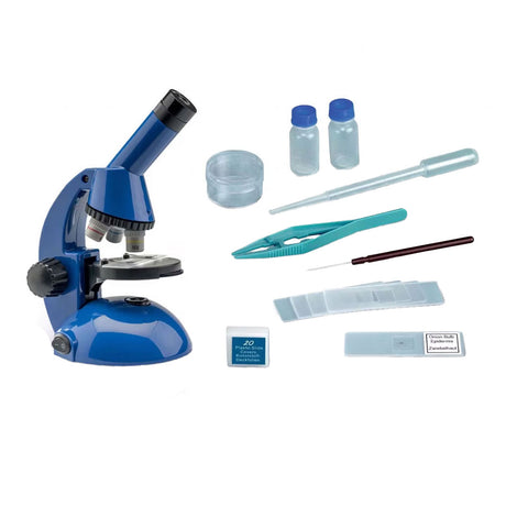 Kosmos My Discovery Mikroskop – Experimentierset – Entdecken Sie die Mikrowelt hautnah – inklusive 2-in-1-Mikroskop, Präparaten und Vergrößerungskarten – mein erstes Mikroskop