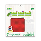 Biobuddi Bodenplatte Rot, 32x32