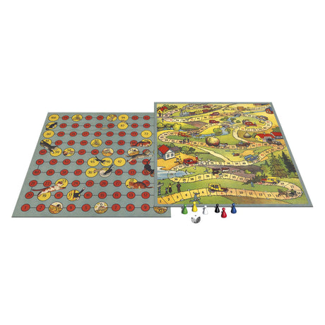 Selecta-Brettspielspiele aus der Vergangenheit – Autorennen-Katzenmaus
