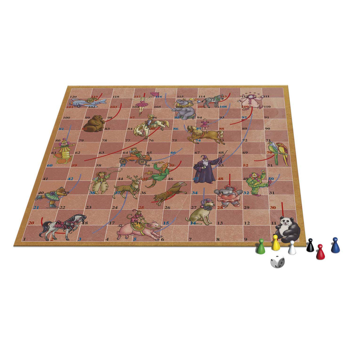Selecta-Brettspielspiele aus der Vergangenheit – Zirkusschlangen und Leitern