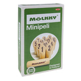 Tactic Mölkky Mini – Fang- und Wurfspiel – Original finnisches Holzwurfspiel in Minigröße – nachhaltiges Birkenholz – mit kostenloser Punkte-App