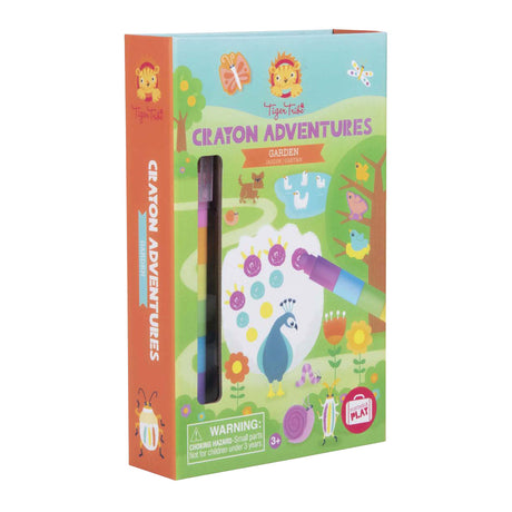 Tiger Tribe Wachsmalstift Farbset Buntstift Abenteuer Garten -