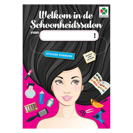 Willkommen in meinem Beauty-Salon-Stickerbuch