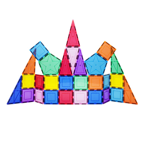 Selecta Picassotiles Raketenbooster – magnetische Bauplättchen, 32 Stück.