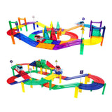 Selecta picassotiles Rennstrecke – magnetische Bauplättchen, 50 Stk.