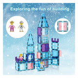 Selecta picassotiles Winterthema – magnetische Bauplättchen, 72 Stk.