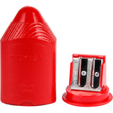 Bleistiftspitzer, H: 8,5 cm, rot, 1 Stück