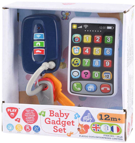 Playgo Babyspielzeug-Set, mobile Autoschlüssel, interaktiver Sound.