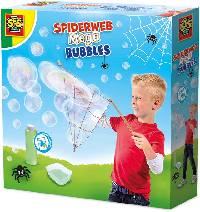 Ses kreatives Ses Spinnennetz Mega-Blasen