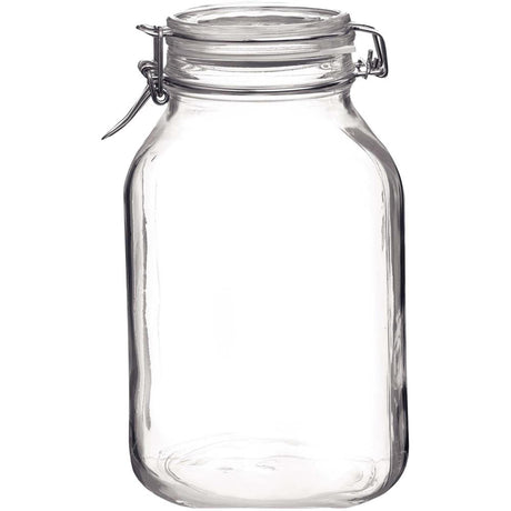 Rocco Bormioli Bormioli Einmachglas Einmachglas quadratisch 1,5ltr Fido Packung à 6 Stk.