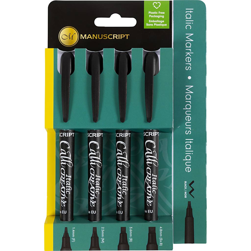 Creativ Company Kalligraphiemarker - 4 Stk.