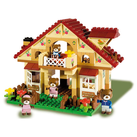 Androni Unico Bausteine ​​Haus Maximilian Familien 155-teiliges Spielzeugset.
