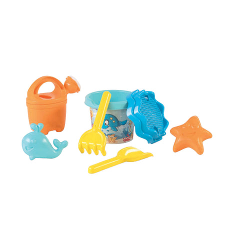 Androni Rucksack mit Wal-Strandset, 7-teilig.