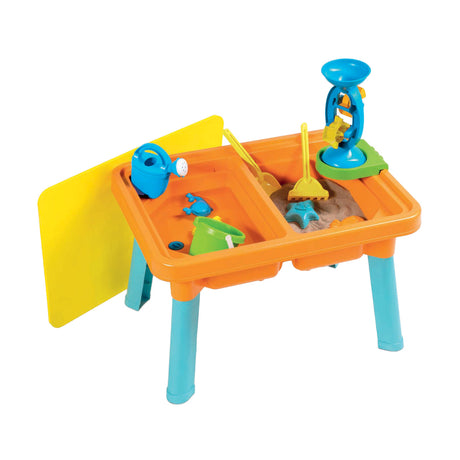 Androni Sand- und Wassertisch mit Wassermühle, 10 Stück.