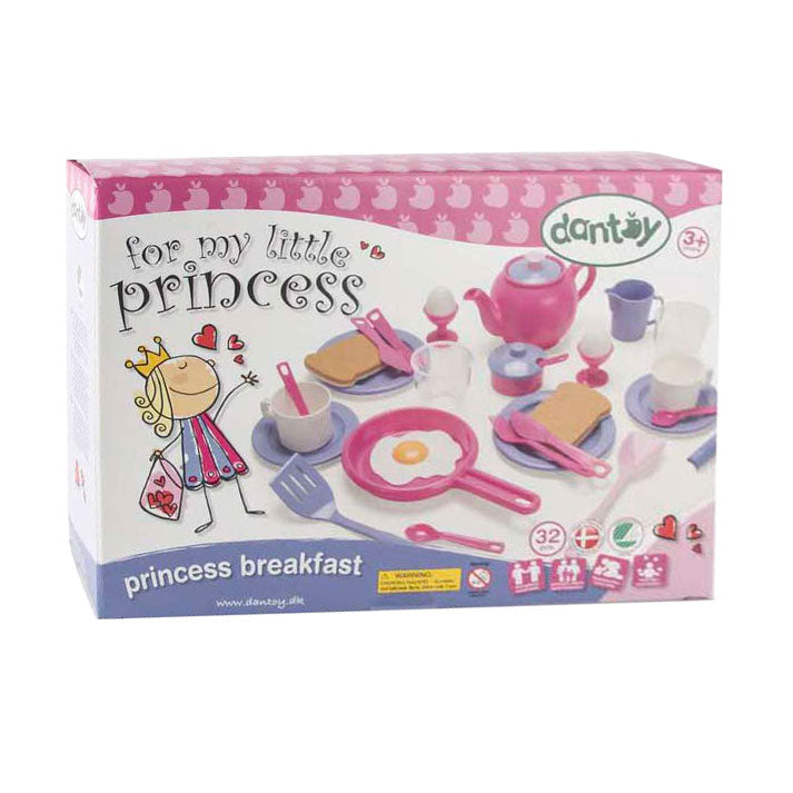 Dantoy Prinzessinnen-Geschirrset, 32-teilig.