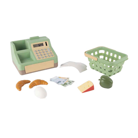 Dantoy-Registrierkasse mit Einkaufskorb und Zubehör