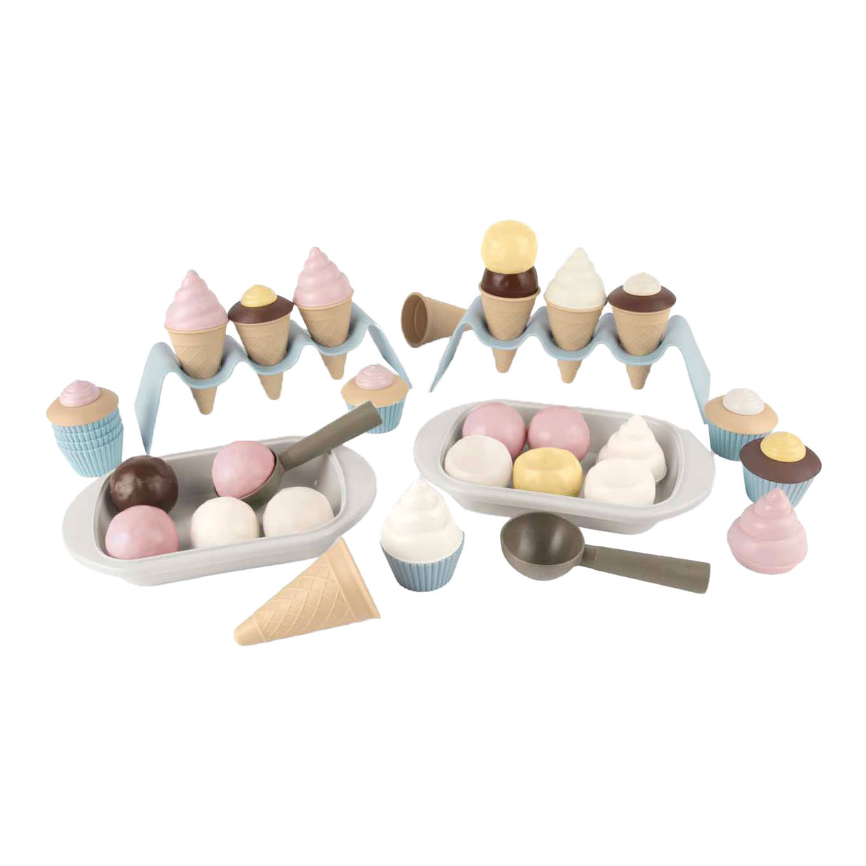 Dantoy Cupcake- und Eiscreme-Set, 54-teilig.