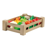 Ecoffier-Kiste mit sortiertem Obst und Gemüse aus Kunststoff