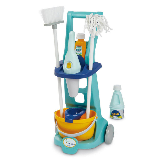 Ecoiffier Clean Aufbewahrungsset, Ecoiffier Clean Home Spielzeug, 8 Teile