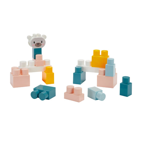 Abrick ecoiffier bb Babyspielzeug 4in1 Spielset in Aufbewahrungsbox – 41-tlg.
