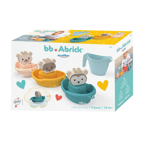 Abrick Ecoiffier BB Badeboote Tiere mit Gießkanne - 7 Stk.