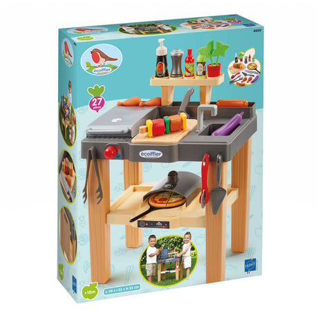 Ecoiffier Ecoiffier Sommerküche mit Grill und Pizzaofen - 27-tlg.