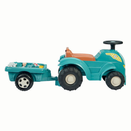 Ecoiffier lenkbarer Traktor mit Anhänger - 15 Stk.