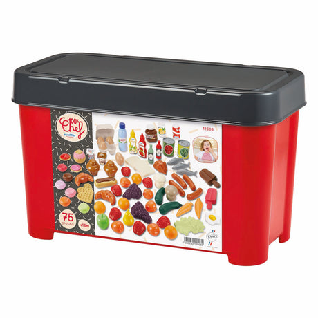 Ecoiffier 100 % Kochspielzeugnahrung, 75 Stk.