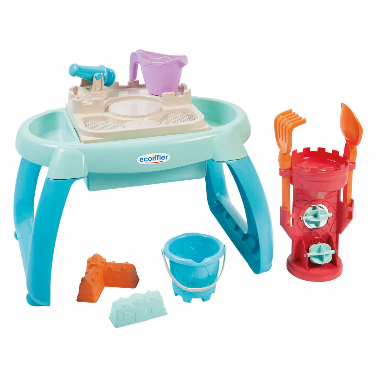 Ecoiffier Sand- und Wassertisch - 9 Stk.