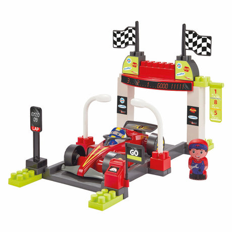 Abrick Spielset Boxenstopp Formel 1