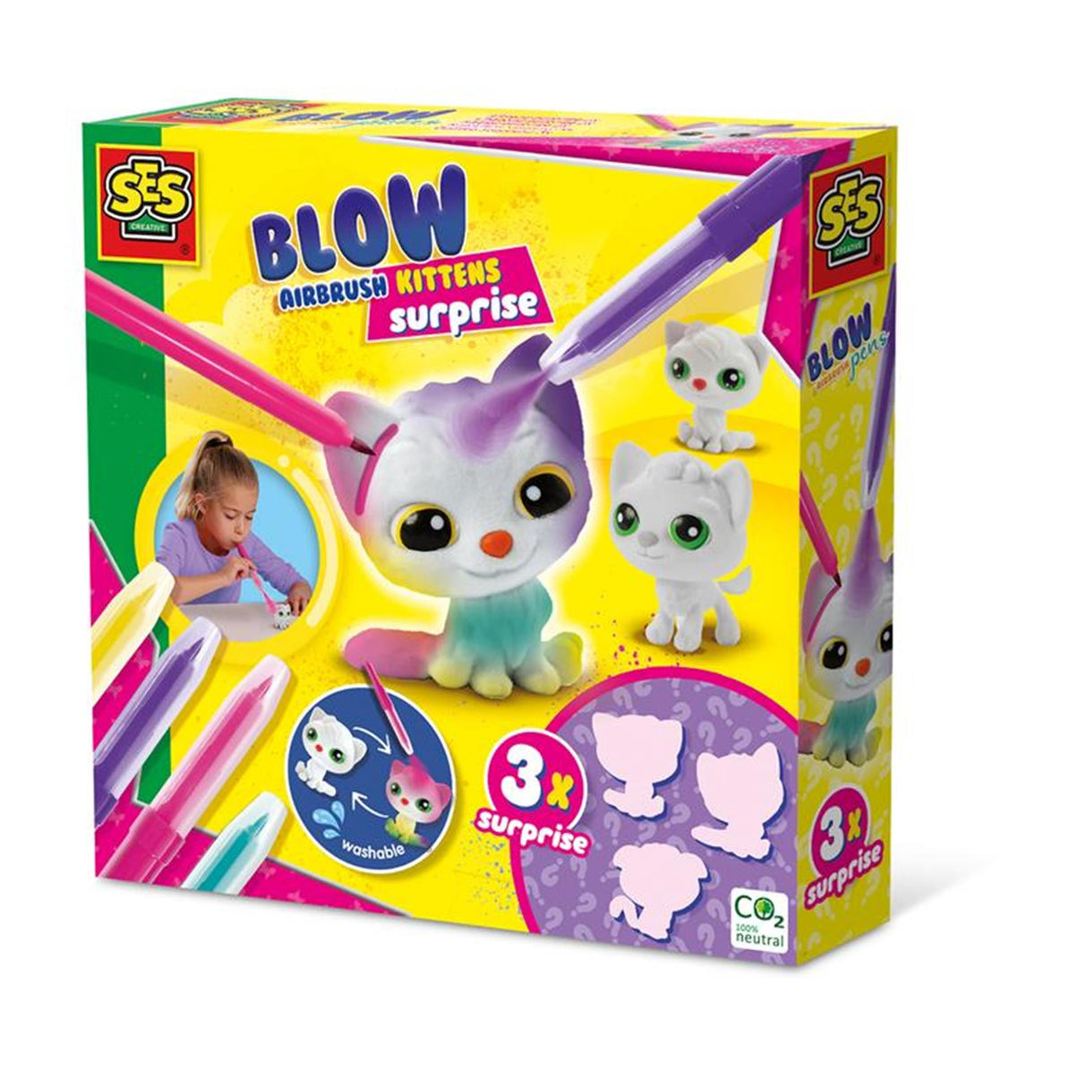 Ses Blow Airbrush Kutteln Katzen Überraschung