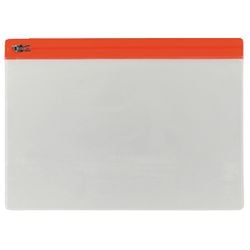 Handige hoesjes vk pvc 18x27cm a5 rood zipsluiting