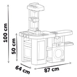 Smoby Tefal Küche mit Haushaltsstation 36dlg.