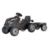 Smoby Farmer XL Steptractor mit Trailer Schwarz