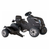 Smoby Farmer XL Steptractor mit Trailer Schwarz