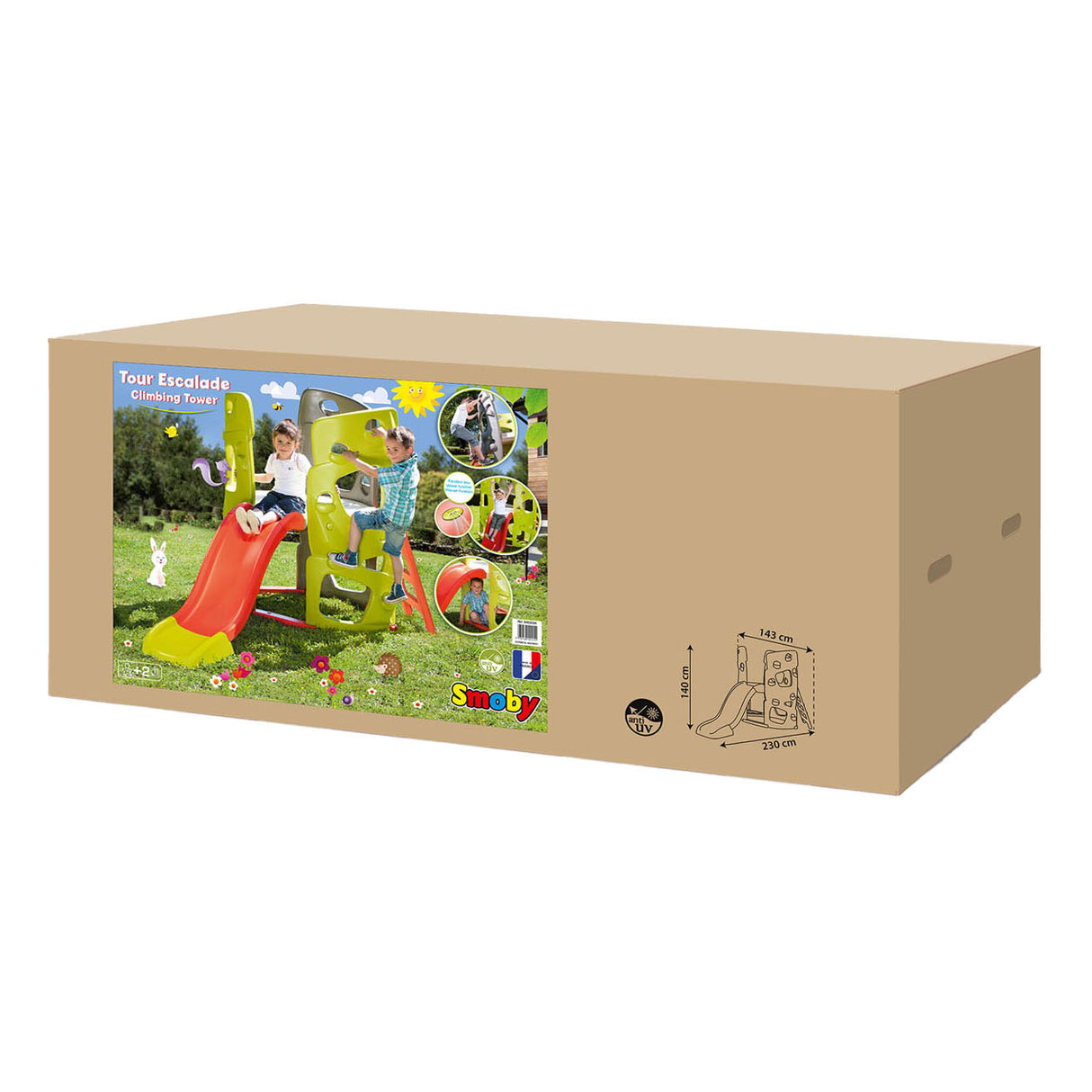 Smoby Kletterturm mit Rutsche