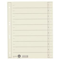 Numerische Tabs Leitz 1657 chamoisfarbener Karton
