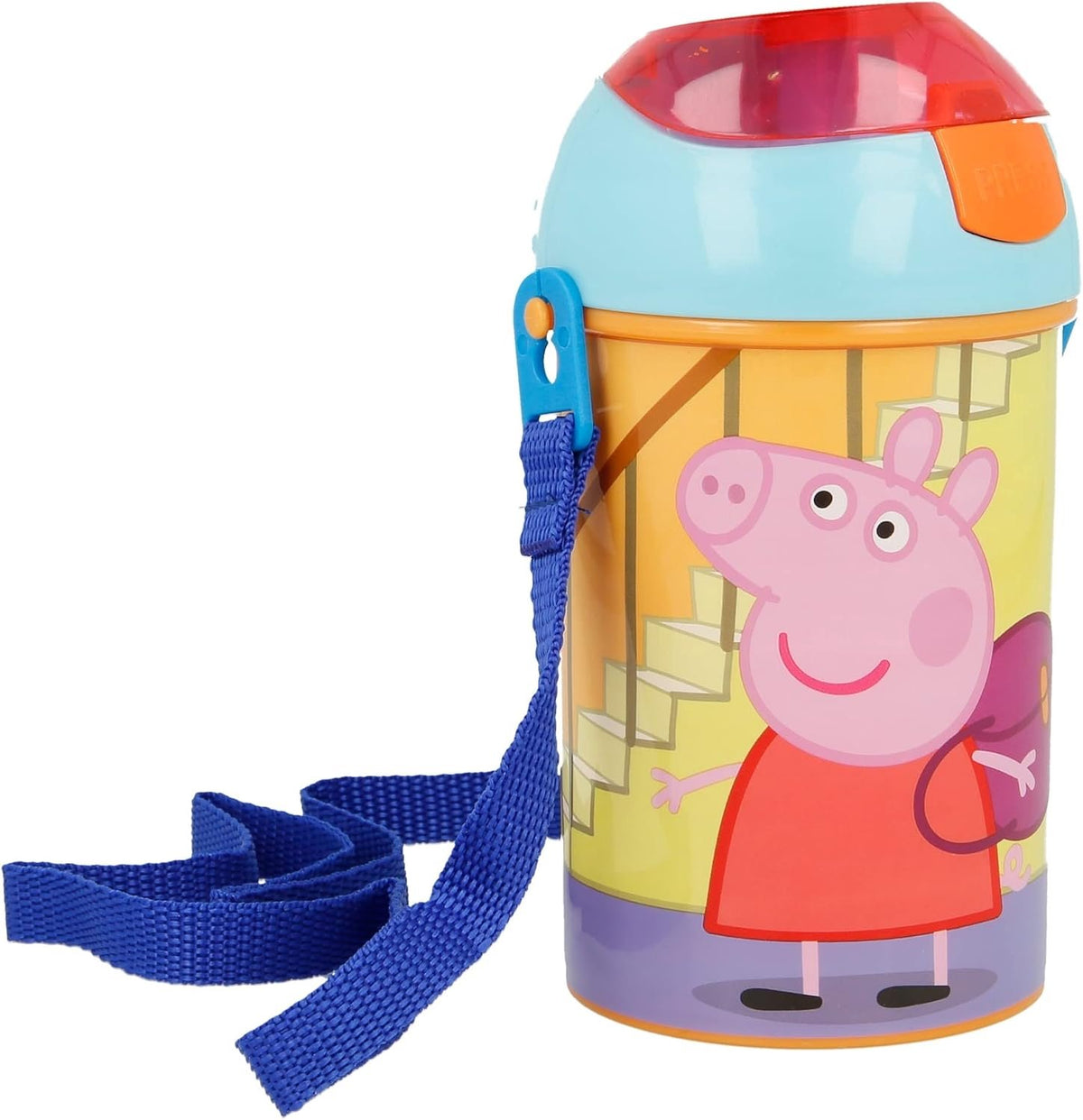 Peppa pig drinkfles 450ml - bpa-vrij lekvrij