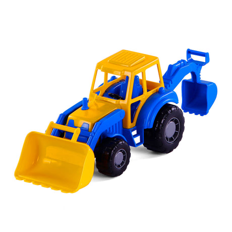 Cavallino -Traktor mit Frontlader blau