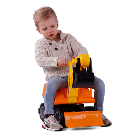 Cavallino Mega Bagger Walking Car Orange, 79 cm